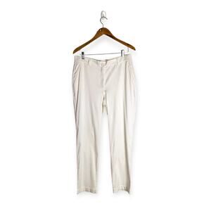 Ania Schierholt Ivory Sensual Devotion Collection Ivory Cupro Blend Trousers 12